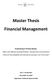 Master Thesis Financial Management
