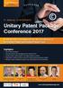 Unitary Patent Package Conference 2017