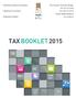 TAX BOOKLET 2015 TAX VAT PAYE LPT. Asple & Co. STAMP DUTY EXCISE DUTY