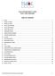TEXAS HOUSING IMPACT FUND POLICY AND GUIDELINES 1 TABLE OF CONTENTS