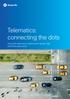 Telematics: connecting the dots. Swiss Re telematics solutions for better risks and fairer premiums