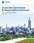 Corporate Governance & Responsible Investment
