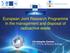 European Joint Research Programme in the management and disposal of radioactive waste