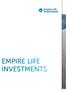 EMPIRE LIFE INVESTMENTS