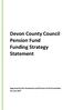 Devon County Council Pension Fund Funding Strategy Statement