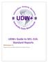 UDW+ Guide to S01.-S14. Standard Reports 2013 Version 1.3