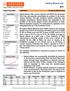 Dalmia Bharat Ltd. BUY STOCK POINTER. Target Price `625 CMP `469 FY16E EV/EBITDA 8.9x