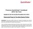 Premium Quickfinder Handbook (2014 Tax Year) Updates for the Tax Increase Prevention Act of Replacement Pages for Two-Sided (Duplex) Printing