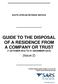 GUIDE TO THE DISPOSAL OF A RESIDENCE FROM A COMPANY OR TRUST (1 OCTOBER 2010 TO 31 DECEMBER 2012)
