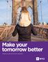 Make your tomorrow better