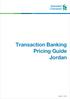 Transaction Banking Pricing Guide Jordan