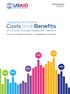 Costs and Benefits. Analyzing the Economic. of Climate Change Adaptation Options 98% 82% 59% 53% 47% 48%