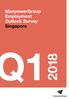 ManpowerGroup Employment Outlook Survey Singapore