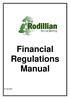 Financial Regulations Manual