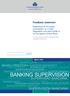 Feedback statement. Responses to the public consultation on a draft Regulation and draft Guide of the European Central Bank