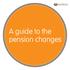 A guide to the pension changes