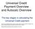 Universal Credit Payment Overview and Autocalc Overview