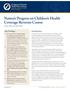 Nation s Progress on Children s Health Coverage Reverses Course