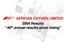 AAFRICAN AFRICAN OXYGEN LIMITED Results 40. th annual results since listing