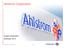 Ahlstrom Corporation. Investor presentation November, Ahlstrom