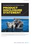 PRODUCT DISCLOSURE STATEMENT