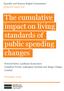 The cumulative impact on living standards of public spending changes