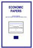ECONOMIC PAPERS EUROPEAN COMMISSION DIRECTORATE-GENERAL FOR ECONOMIC AND FINANCIAL AFFAIRS.