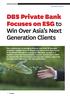 DBS Private Bank Focuses on ESG to