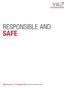 RESPONSIBLE AND SAFE. Interim report 1 st 3 rd quarter 2015 Vienna Insurance Group