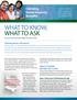 What to Know, What to Ask By Joan Entmacher, Benjamin Veghte, and Kristen Arnold