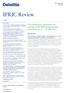 IFRIC Review. This publication summarises the meeting of the IFRS Interpretations Committee on May Key decisions