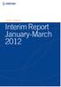 PÖYRY PLC - 25 APRIL Interim Report January-March 2012