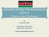 OPPORTUNITIES FOR REFORM IN KENYA Progress and Challenges