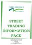 STREET TRADING INFORMATION PACK