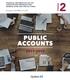 PUBLIC ACCOUNTS Volume FINANCIAL INFORMATION ON THE CONSOLIDATED REVENUE FUND: GENERAL FUND AND SPECIAL FUNDS