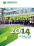 Godišnji izveštaj o poslovanju. Godišnji izveštaj o poslovanju 2014.