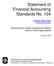 Statement of Financial Accounting Standards No. 124