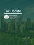 Tax Update August 14, 2017