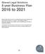 2016 to Shared Legal Solutions 5-year Business Plan
