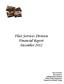 Fleet Services Division Financial Report December 2012