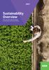 Sustainability Overview How we create value for people, the business and the environment