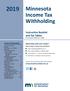 Minnesota Income Tax Withholding