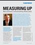 MEASURING UP. Best practices in benchmarking 403(b) plans