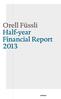 Orell Füssli Half-year Financial Report 2013