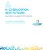 K 12 EDUCATION INSTITUTIONS