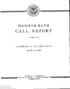 CALL REPORT MEMBER BANK BOARD OF GOVERNORS OF THE FEDERAL RESERVE SYSTEM WASHINGTON