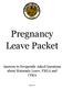 Pregnancy Leave Packet