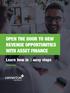 OPEN THE DOOR TO NEW REVENUE OPPORTUNITIES WITH ASSET FINANCE. Learn how in 3 easy steps