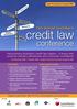 Harmonising Australia s credit law regime a brave new world for industr y ef ficiencies and consumer confidence
