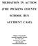 MEDIATION IN ACTION (THE PICKENS COUNTY SCHOOL BUS ACCIDENT CASE)